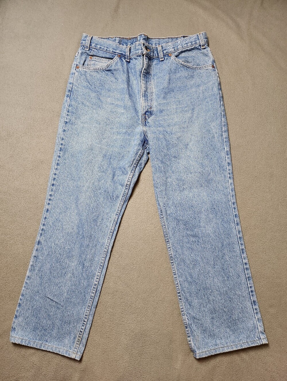 Rare Vintage Levi’s Orange Tab 506 Straight Jeans Made in Canada Tag 38